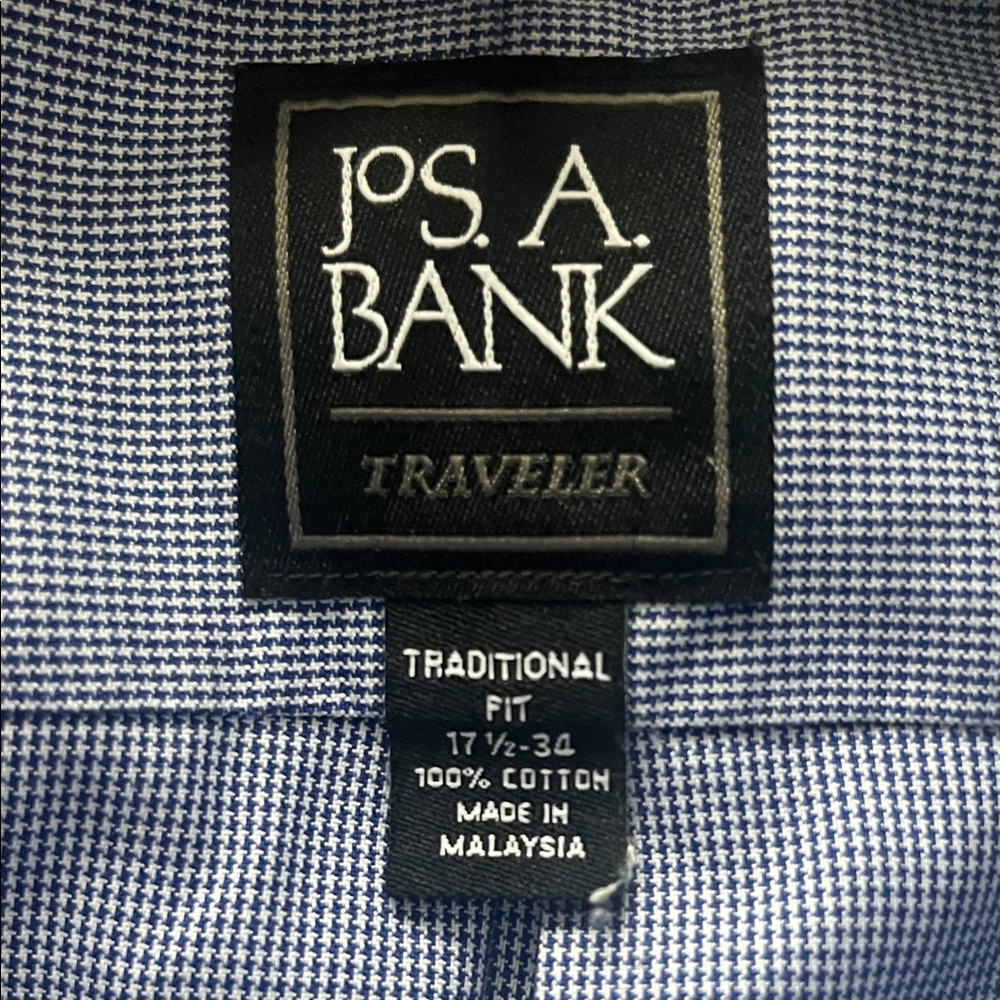 Men's Jos. A. Bank Travelled Blue Dress Shirt